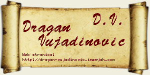 Dragan Vujadinović vizit kartica